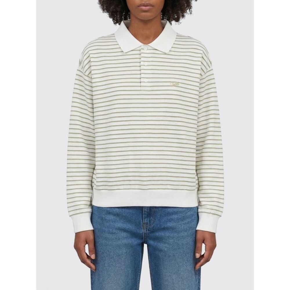 Dunst Women Striped Cotton Polo Shirt Dunst